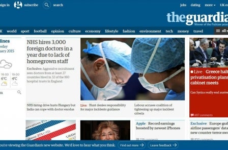 Dumbed down? Relaunched Guardian website encounters mostly negative online comments from readers